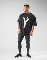 Brush Ý Vintage Big T-Shirts "Wide Body" - Black