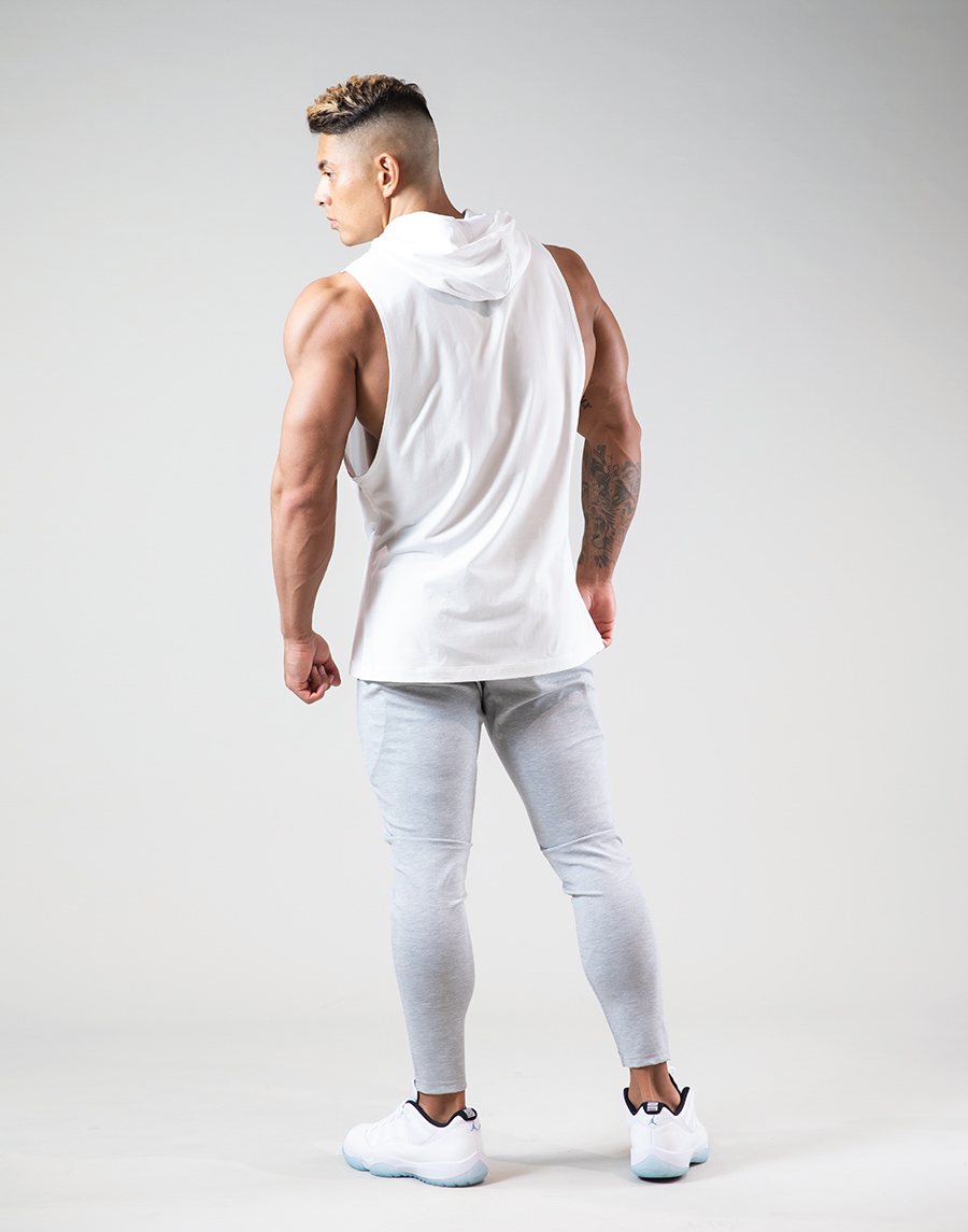 LÝFT 2Way Armhole Hoodie 4 - White