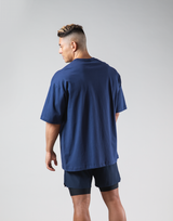 Lion Fang Big T-Shirts "Wide Body" - Navy