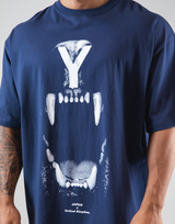 Lion Fang Big T-Shirts "Wide Body" - Navy