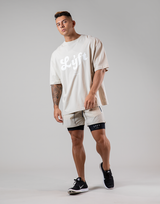 Old Logo Big T-Shirts "Wide Body" - Beige