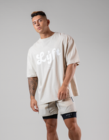 Old Logo Big T-Shirts "Wide Body" - Beige