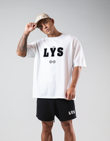LÝS Logo Big T-Shirt "Wide Body" - White