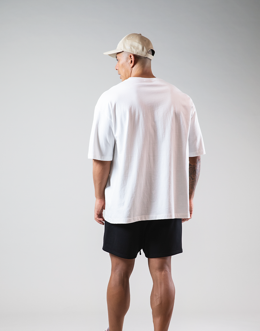 LÝS Logo Big T-Shirt "Wide Body" - White