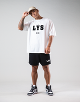 LÝS Logo Big T-Shirt "Wide Body" - White