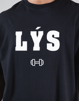 LÝS Logo Big T-Shirt "Wide Body" - Black
