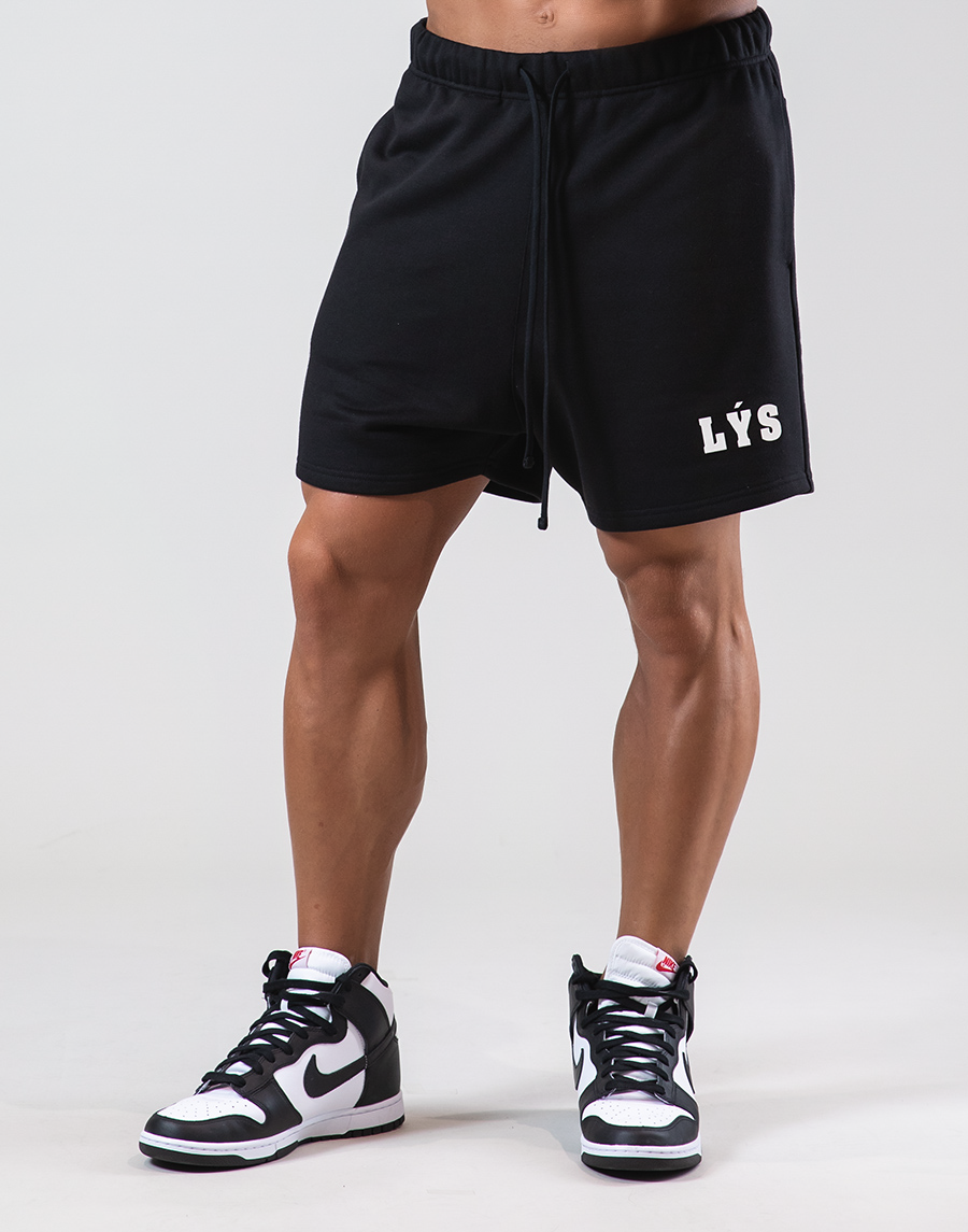 LÝS Logo Sweat Shorts - Black