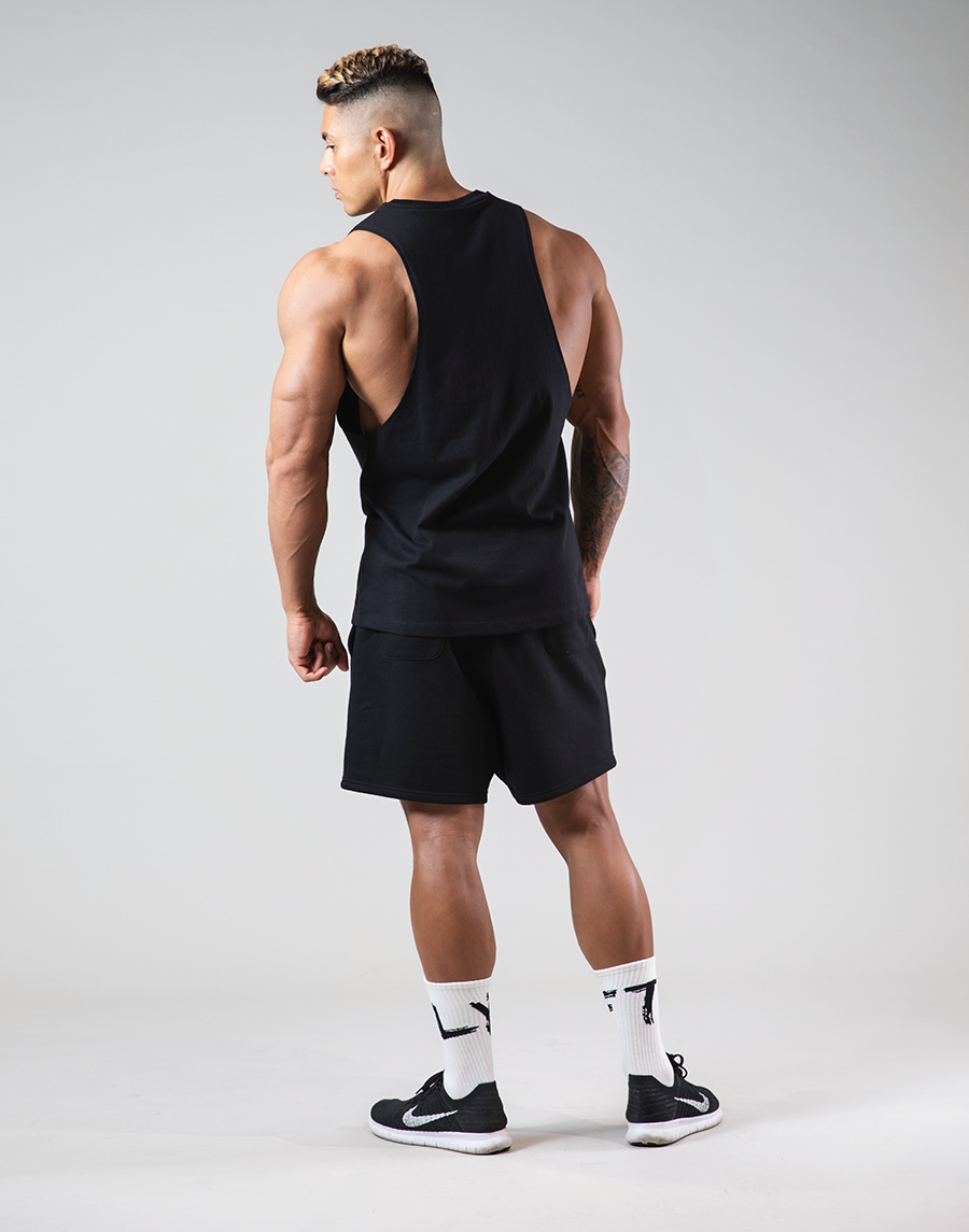 LÝS Logo Drop Tanktop - Black