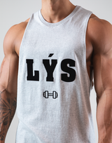 LÝS Logo Drop Tanktop - Grey
