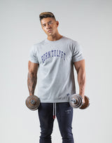 College Logo Standard T-Shirt - Grey