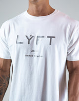 LÝFT Logo Standard T-Shirt - White