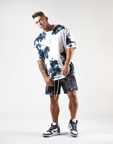 Tie Dye Big T-Shirt - White