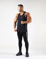 Layered Training Tanktop - Black