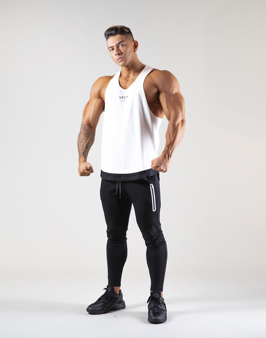 Layered Training Tanktop - White