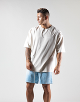 Back Message Vintage Big T-Shirt - Ivory