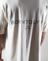 Back Message Vintage Big T-Shirt - Ivory