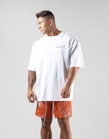 Back Message Vintage Big T-Shirt - White