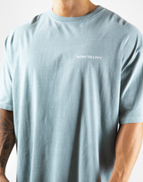 Back Message Vintage Big T-Shirt - Mint