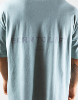 Back Message Vintage Big T-Shirt - Mint