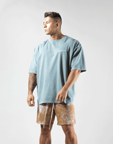 Back Message Vintage Big T-Shirt - Mint