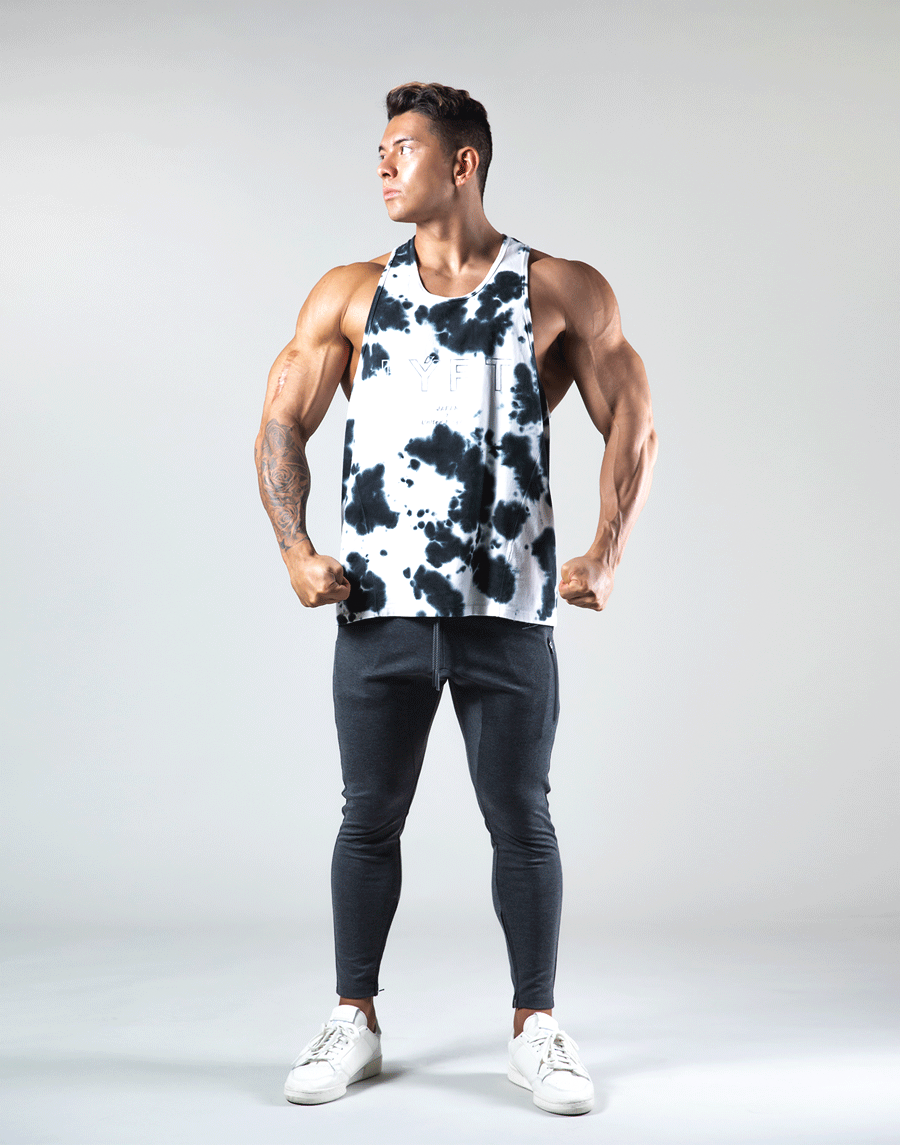 Tie Dye Training Tanktop - White