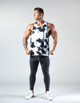 Tie Dye Training Tanktop - White