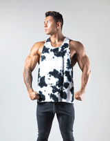 Tie Dye Training Tanktop - White