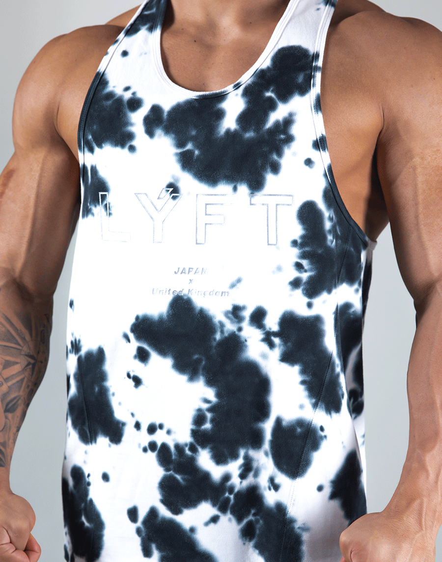 Tie Dye Training Tanktop - White
