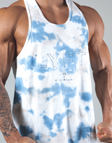 Tie Dye Training Tanktop - Blue/Beige