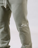 Message Wave Stretch Warm Sweat Pants - Olive