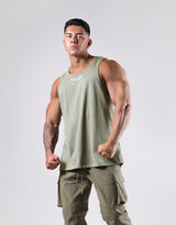 Message Ring Tanktop - Olive