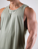 Message Ring Tanktop - Olive