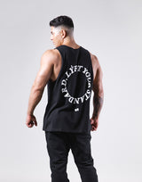 Message Ring Tanktop - Black