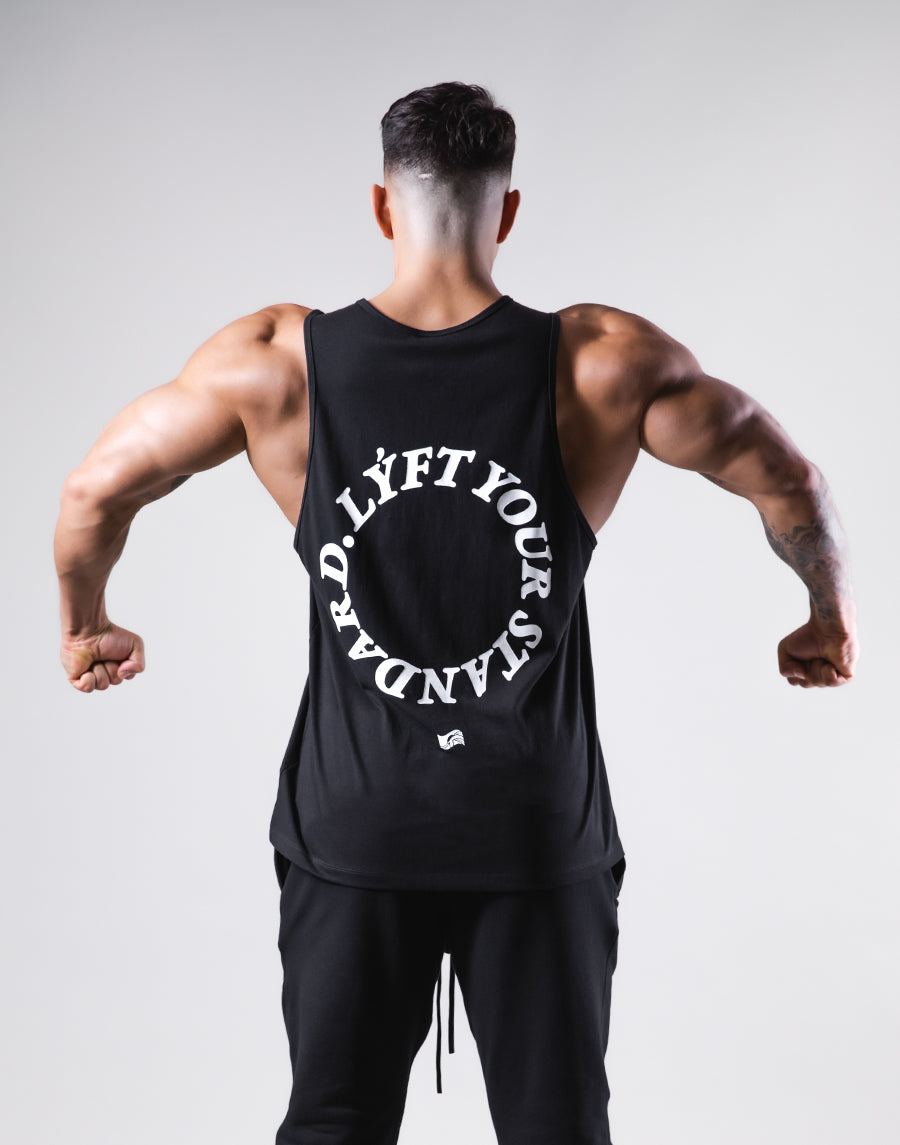 Message Ring Tanktop - Black