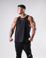 Message Ring Tanktop - Black
