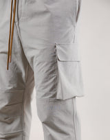 Stretch Nylon Cargo Pants - Grey