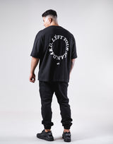 Message Ring Big T-Shirt - Black