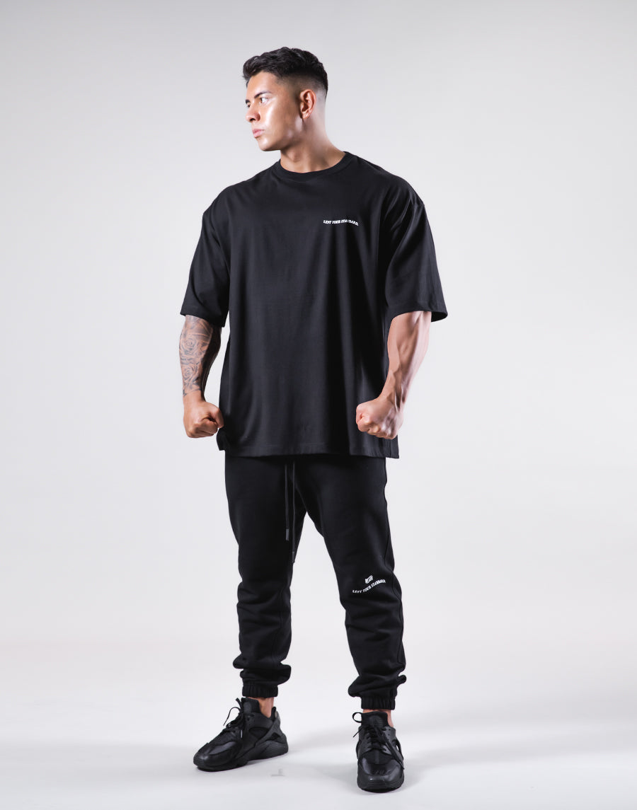 Message Ring Big T-Shirt - Black