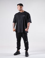 Message Ring Big T-Shirt - Black