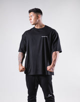 Message Ring Big T-Shirt - Black
