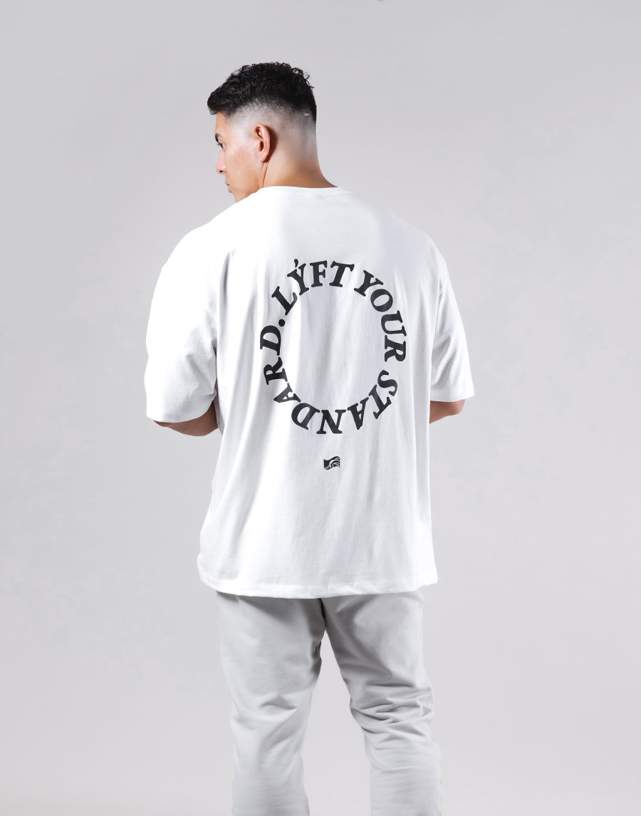 Message Ring Big T-Shirt - White