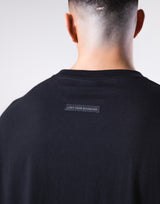 Brush Y Big long Sleeve Tee - Black