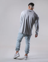 Brush Y Big long Sleeve Tee - Grey