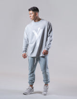 Brush Y Big long Sleeve Tee - Grey