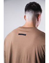 Brush Y Big long Sleeve Tee - Beige