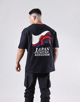 Mixed Flag Big T-Shirt - Black