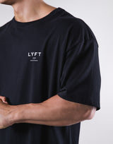 Mixed Flag Big T-Shirt - Black