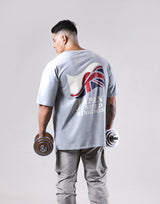 Mixed Flag Big T-Shirt - Grey