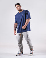 Mixed Flag Big T-Shirt - Navy