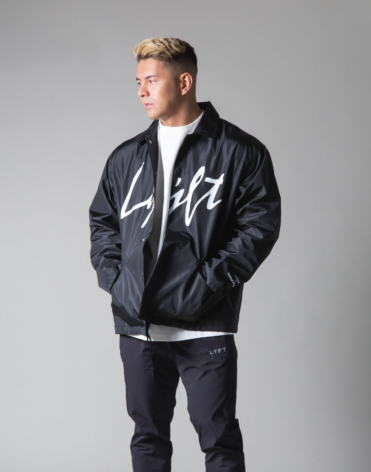 Script Logo Jacket - Black